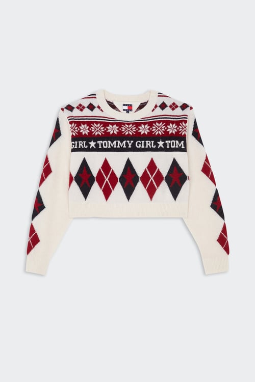TOMMY JEANS Sweater Beige