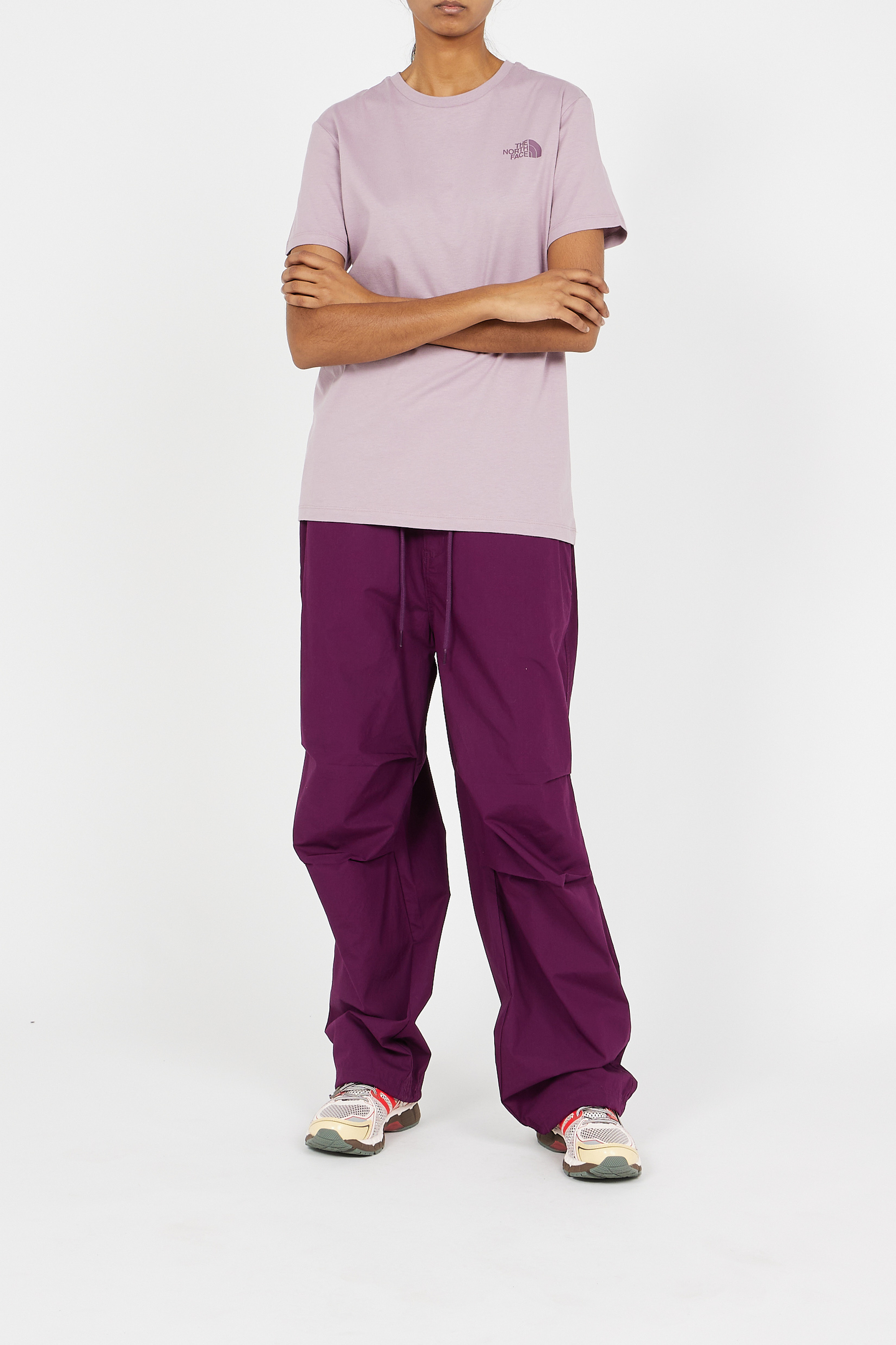 Pantalon parachute OBEY Violet