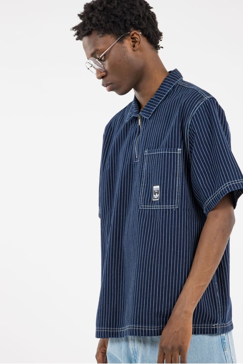 ADIDAS Chemise Bleu