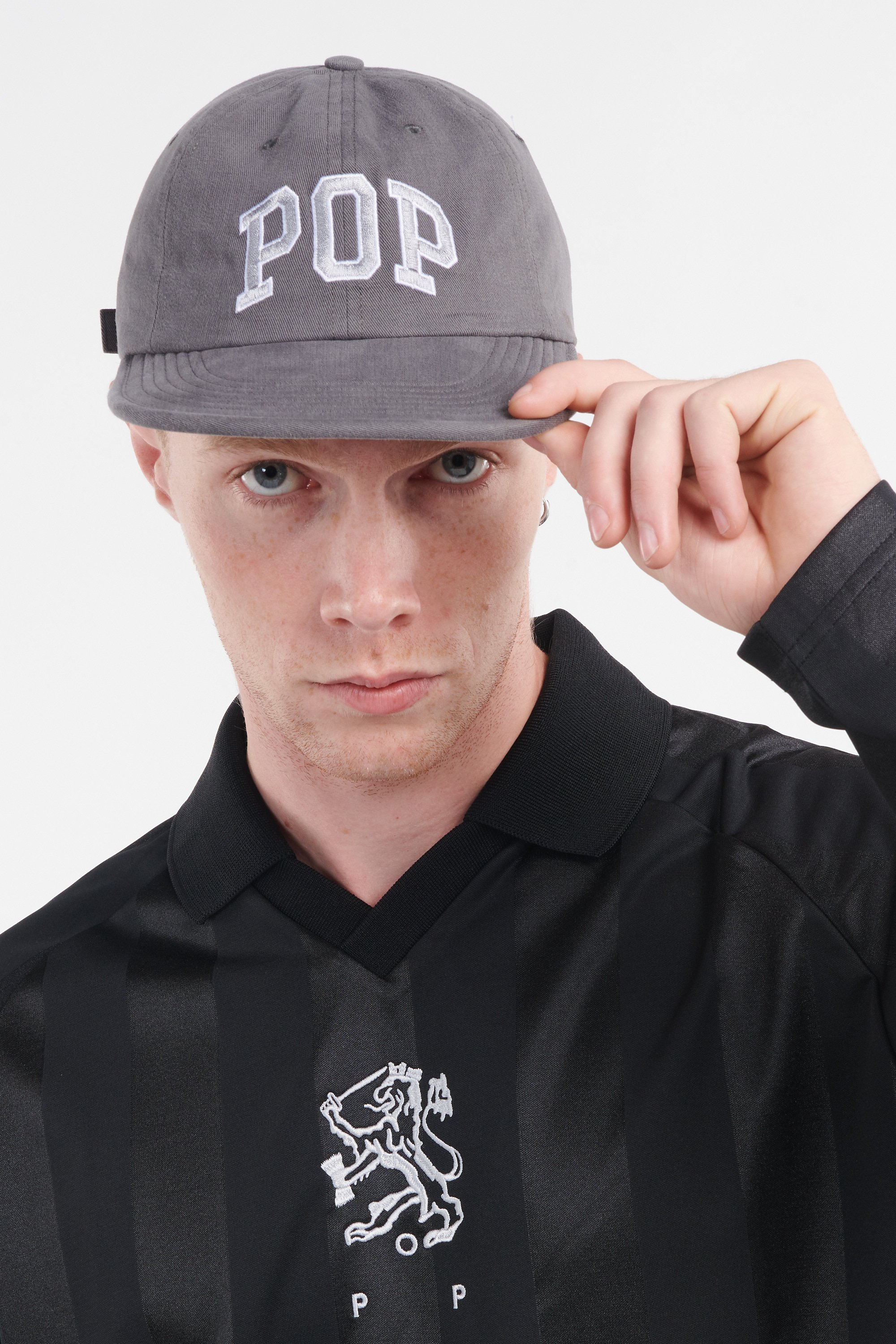 Casquette POP TRADING COMPANY Gris