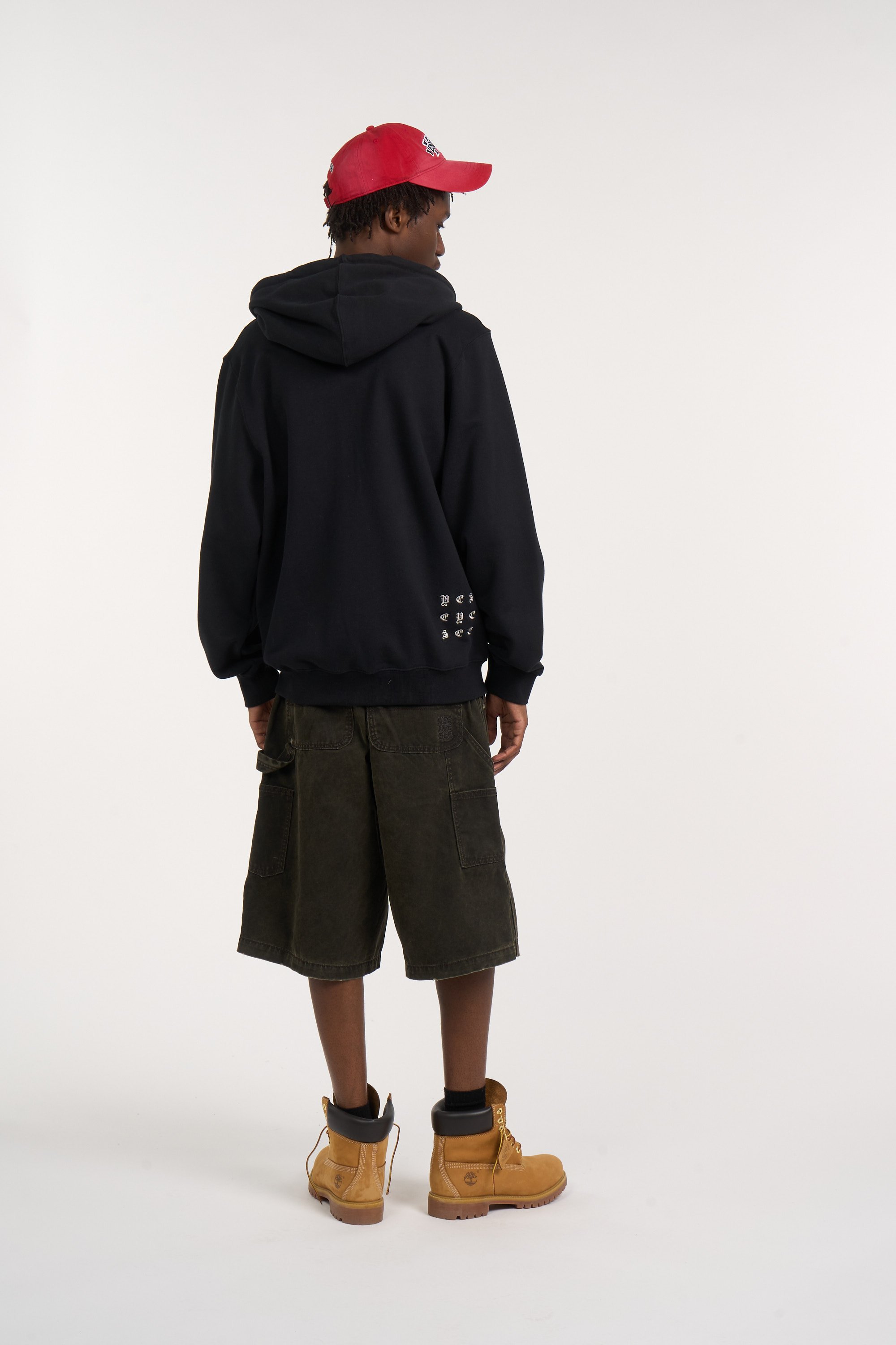 zip-up hoodie | Black YESEYESEE Men
