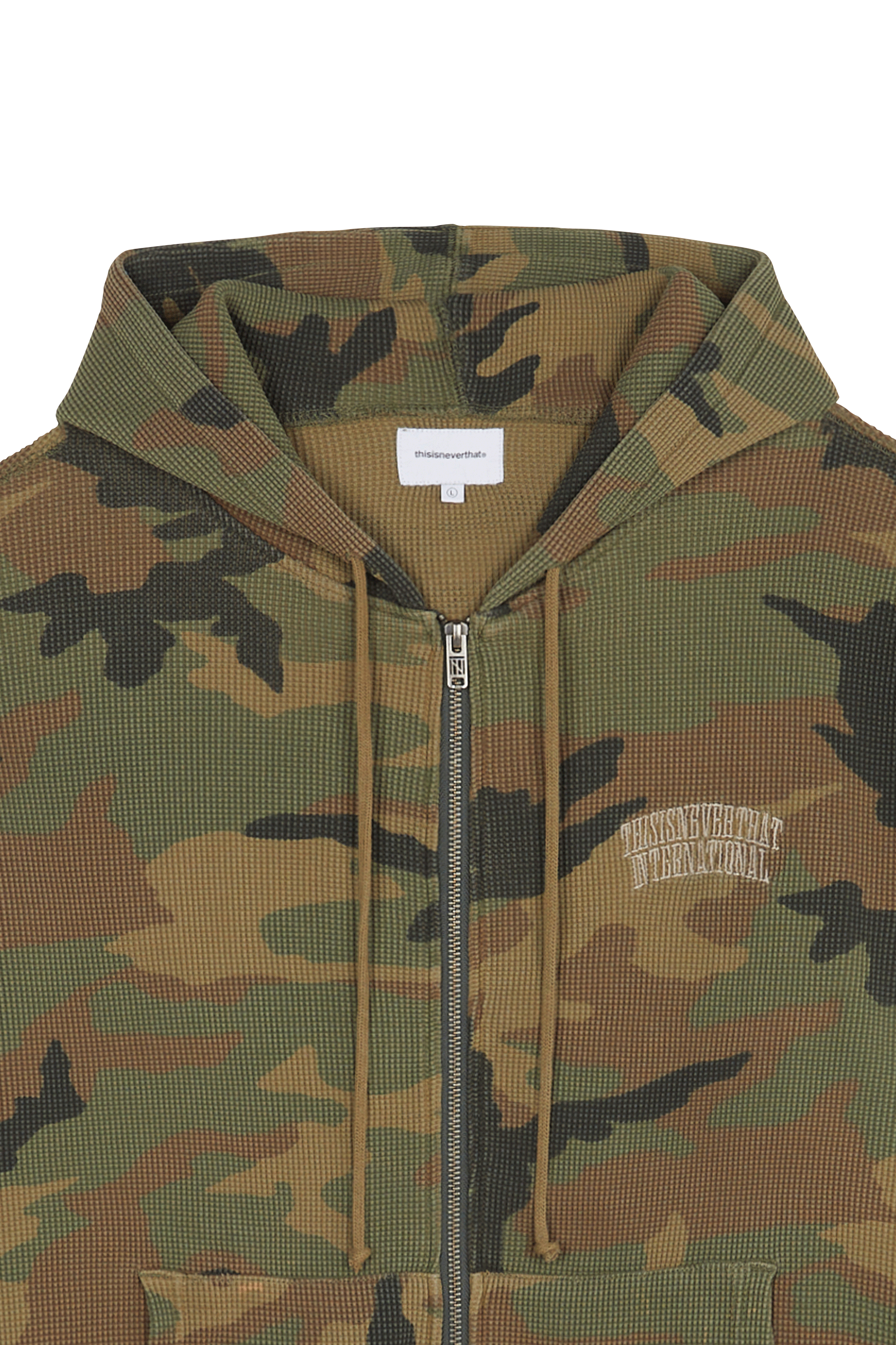 Hoodie zippé THISISNEVERTHAT Multicolore