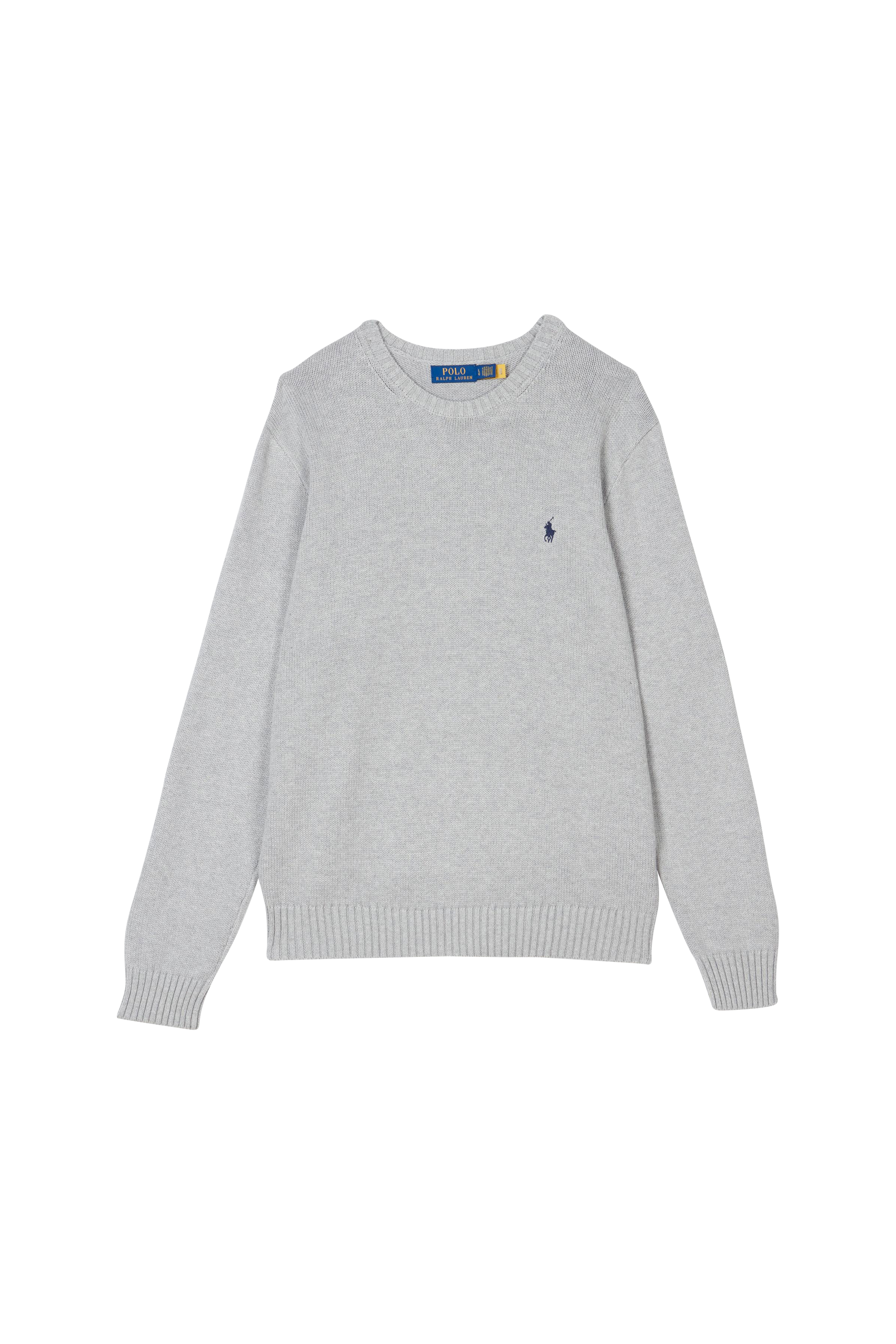 Pull col rond Gris