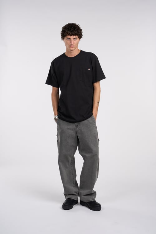 DICKIES Regular-fit round-neck cotton T-shirt Black