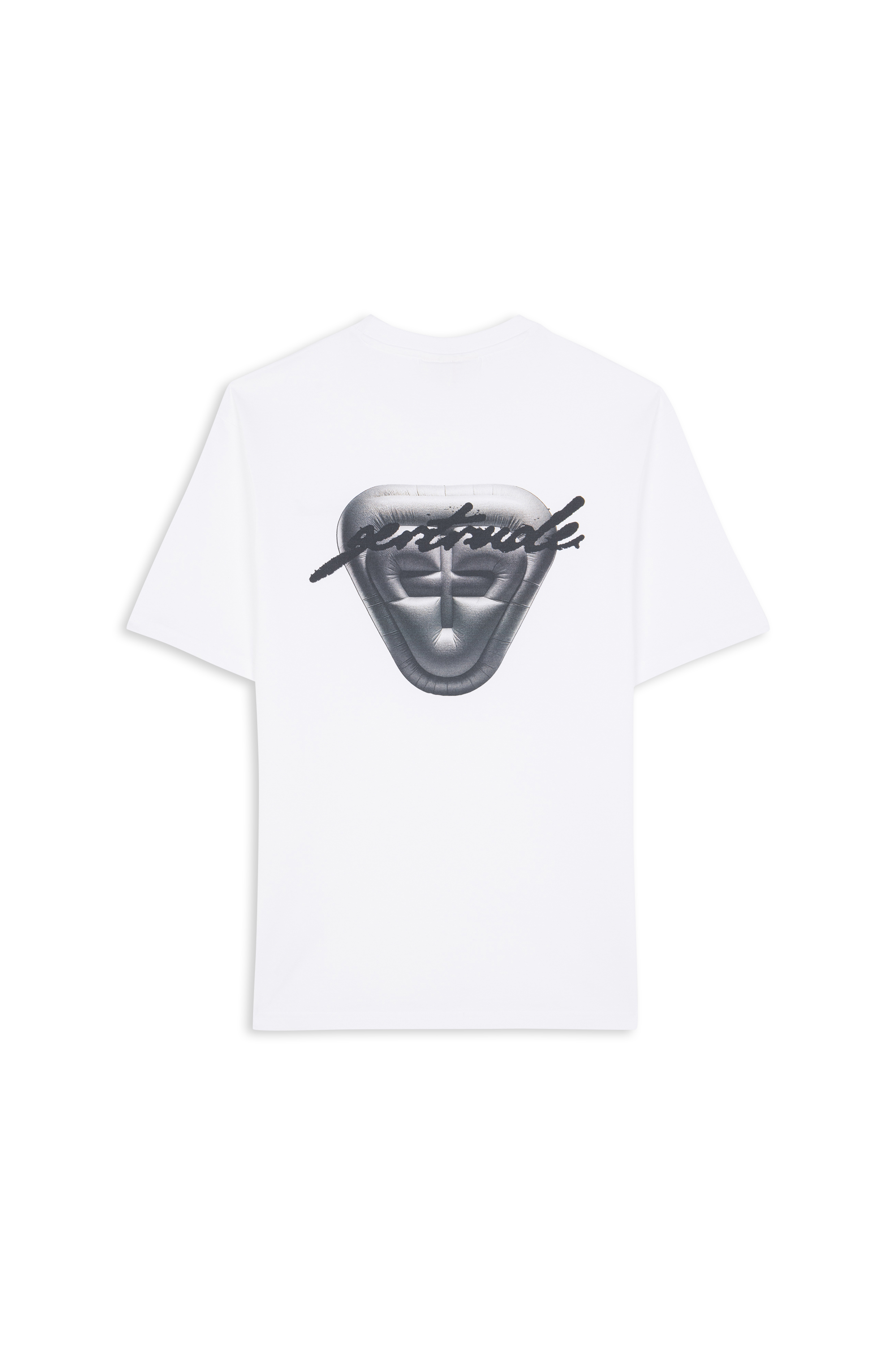 Regular-fit round-neck cotton T-shirt White