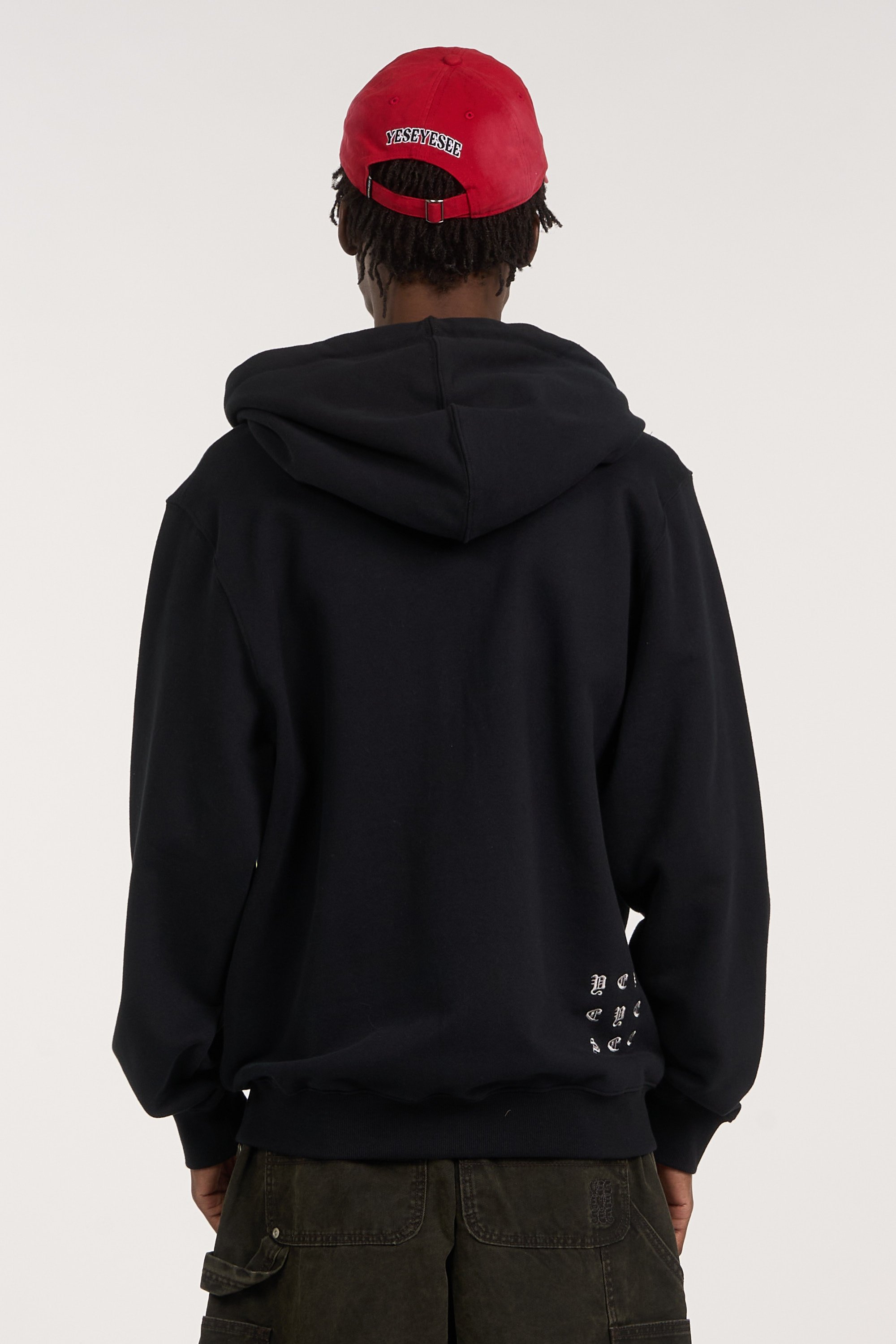 zip-up hoodie | Black YESEYESEE Men