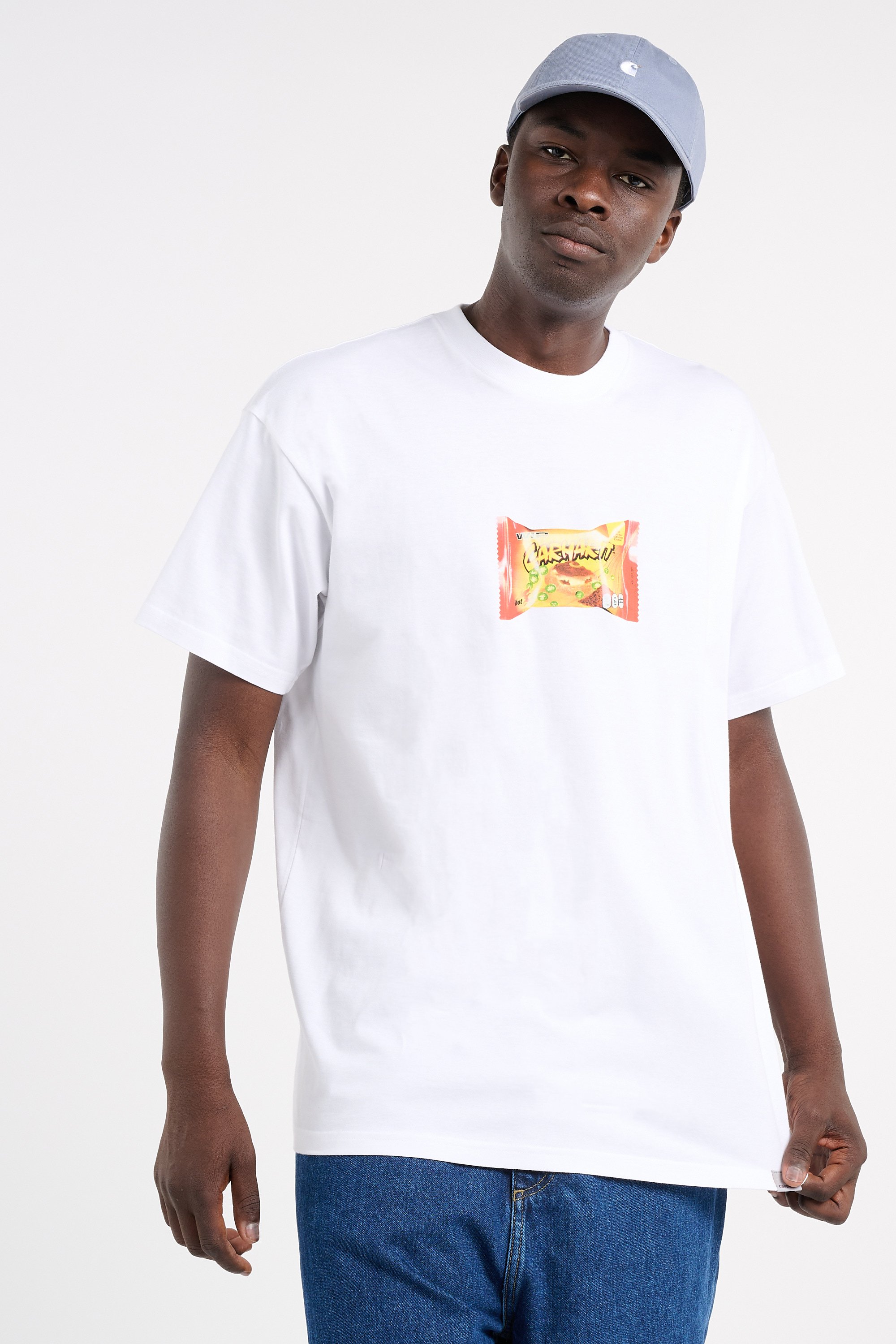 Printed cotton T-shirt | White CARHARTT WIP Men