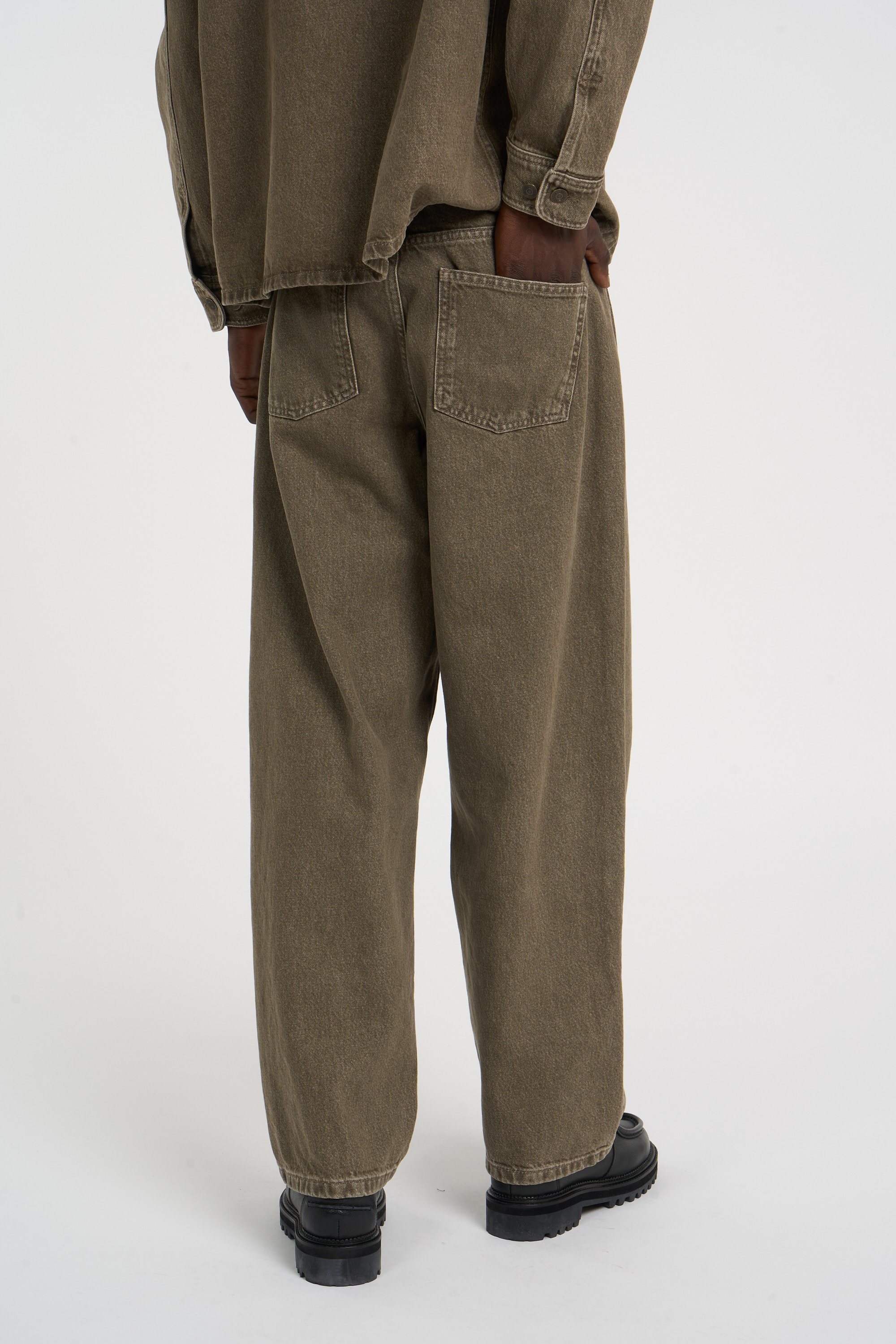 Jeans large | Vert LES DEUX Homme