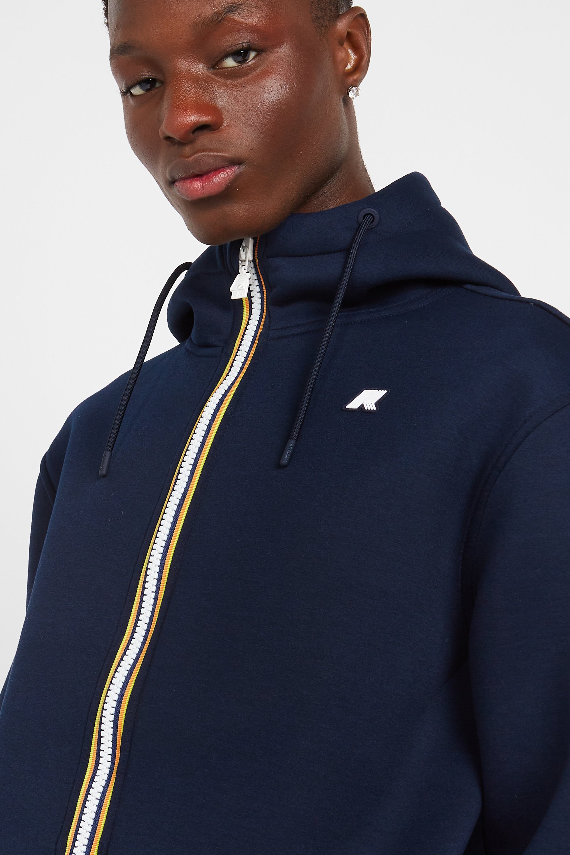 Hoodie zippé | Bleu K-WAY Homme