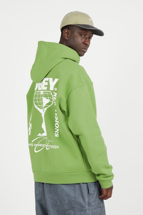 OBEY Hoodie Vert