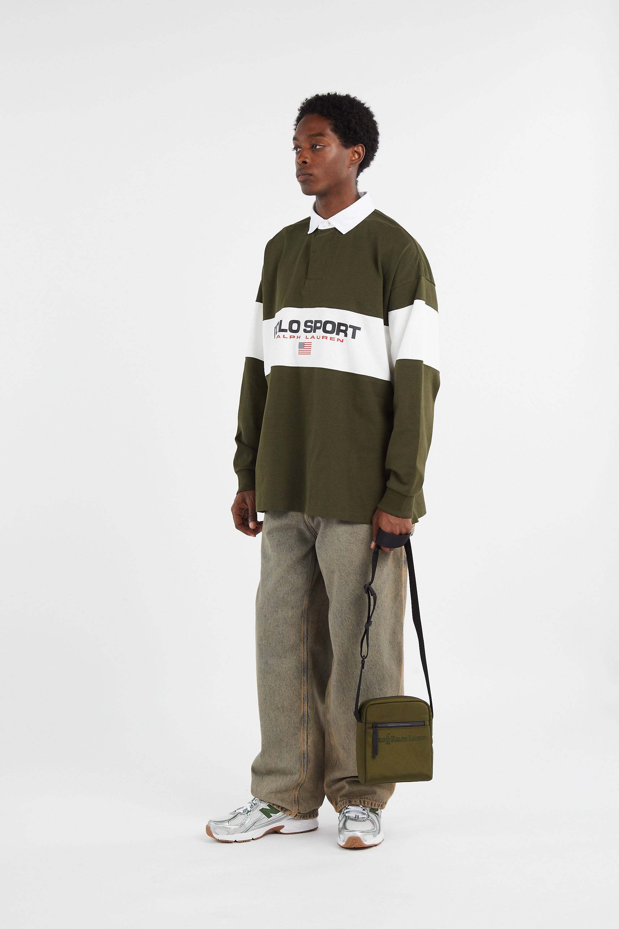 Sac bandoulière Kaki