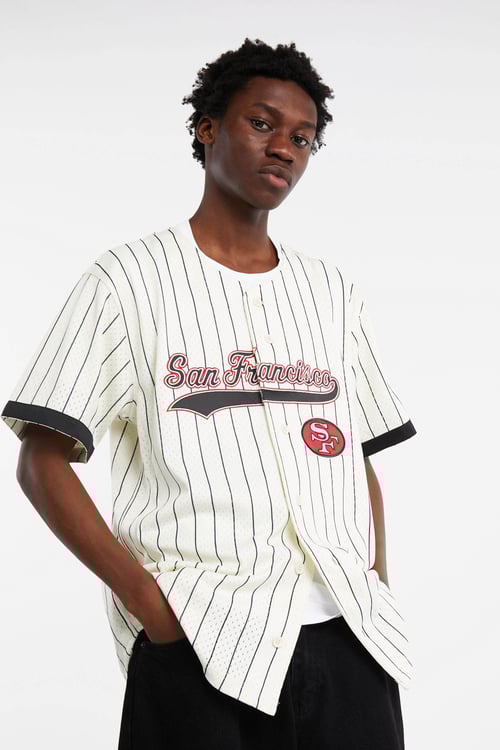 MITCHELL & NESS JERSEY Beige