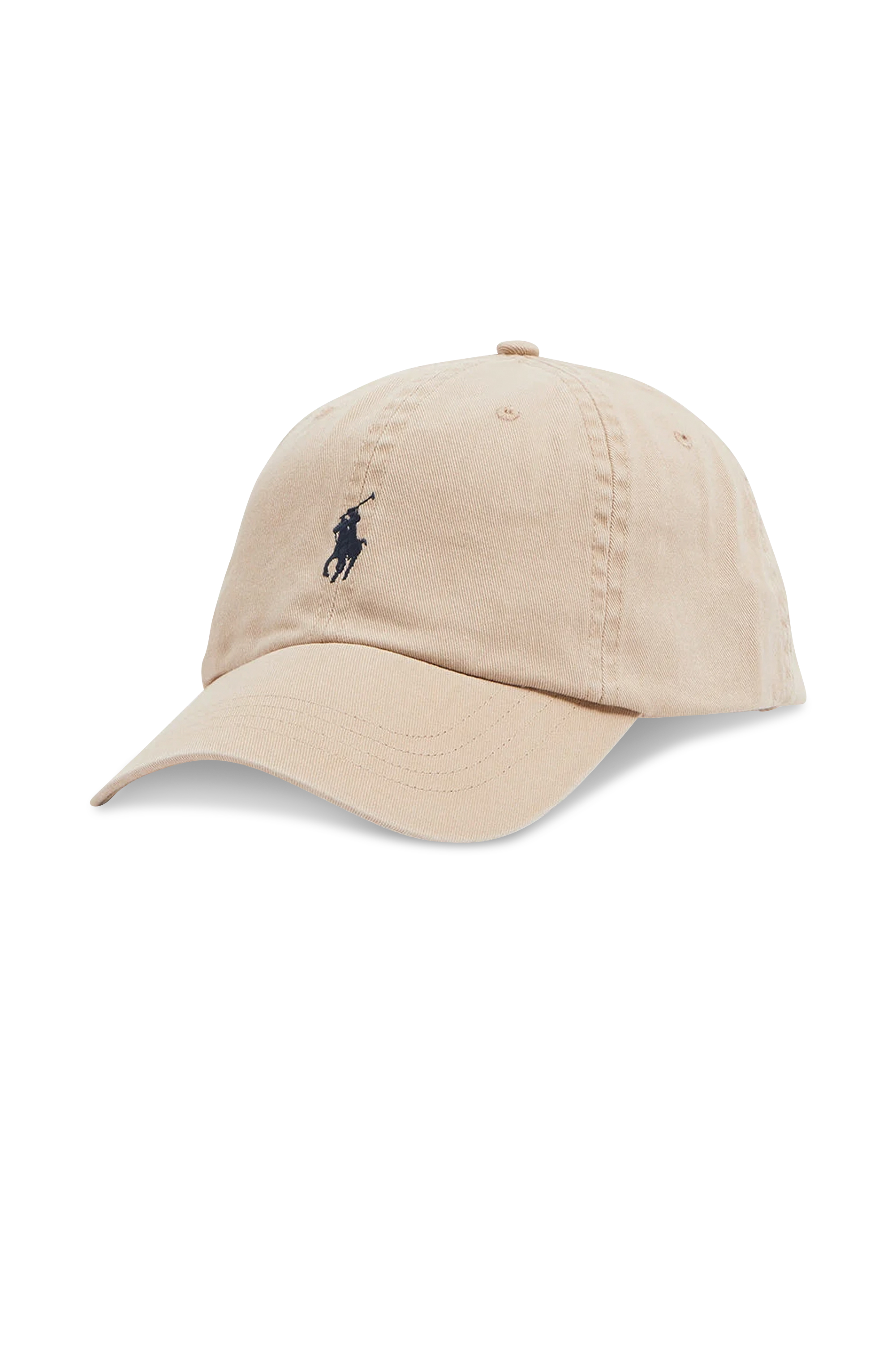 Cotton twill cap Beige