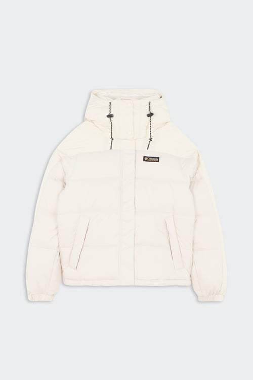 COLUMBIA Lightweight quilted padded jacket with high neck White
