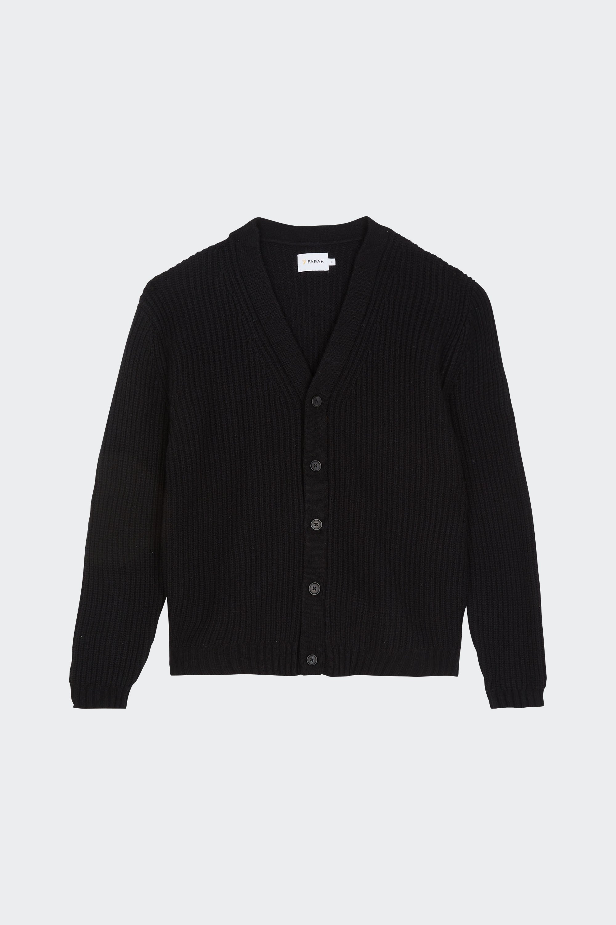 Cardigan | Black by FARAH Cardigan Black