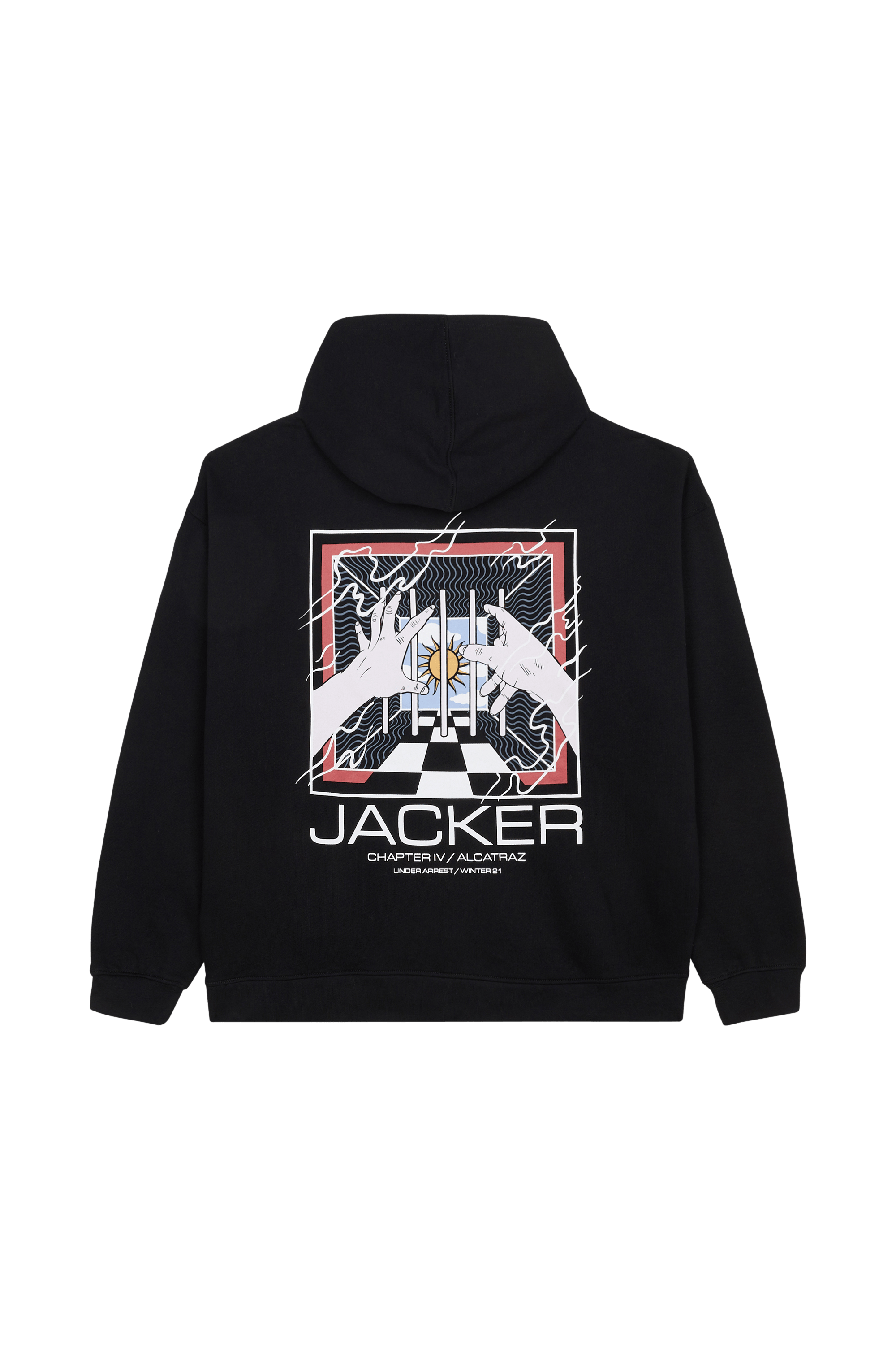 Hoodie | Noir JACKER Homme