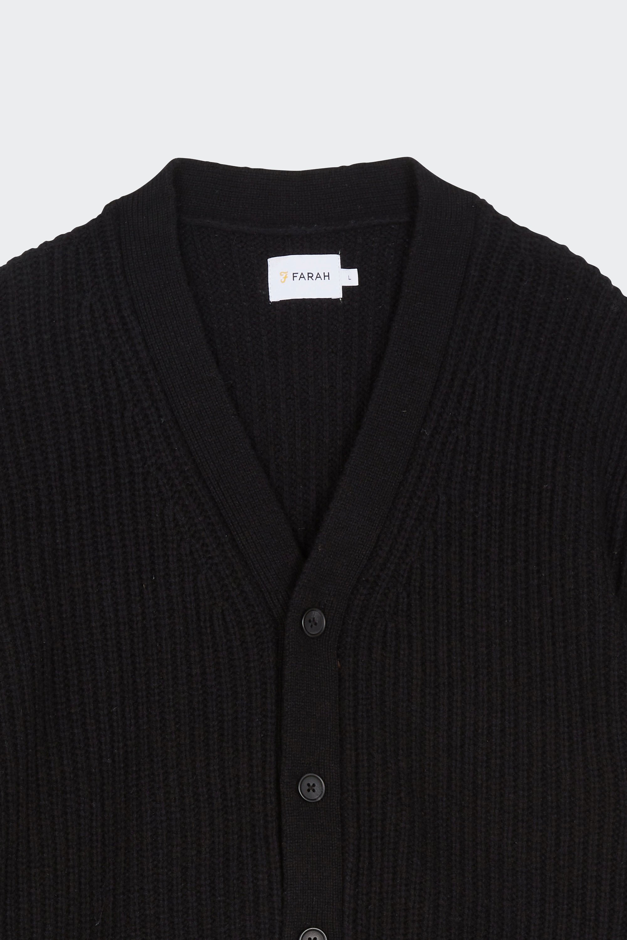 Cardigan | Black by FARAH Cardigan Black