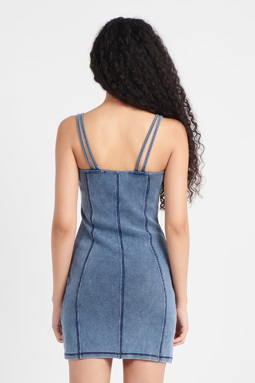DAILY PAPER Robe Bleu