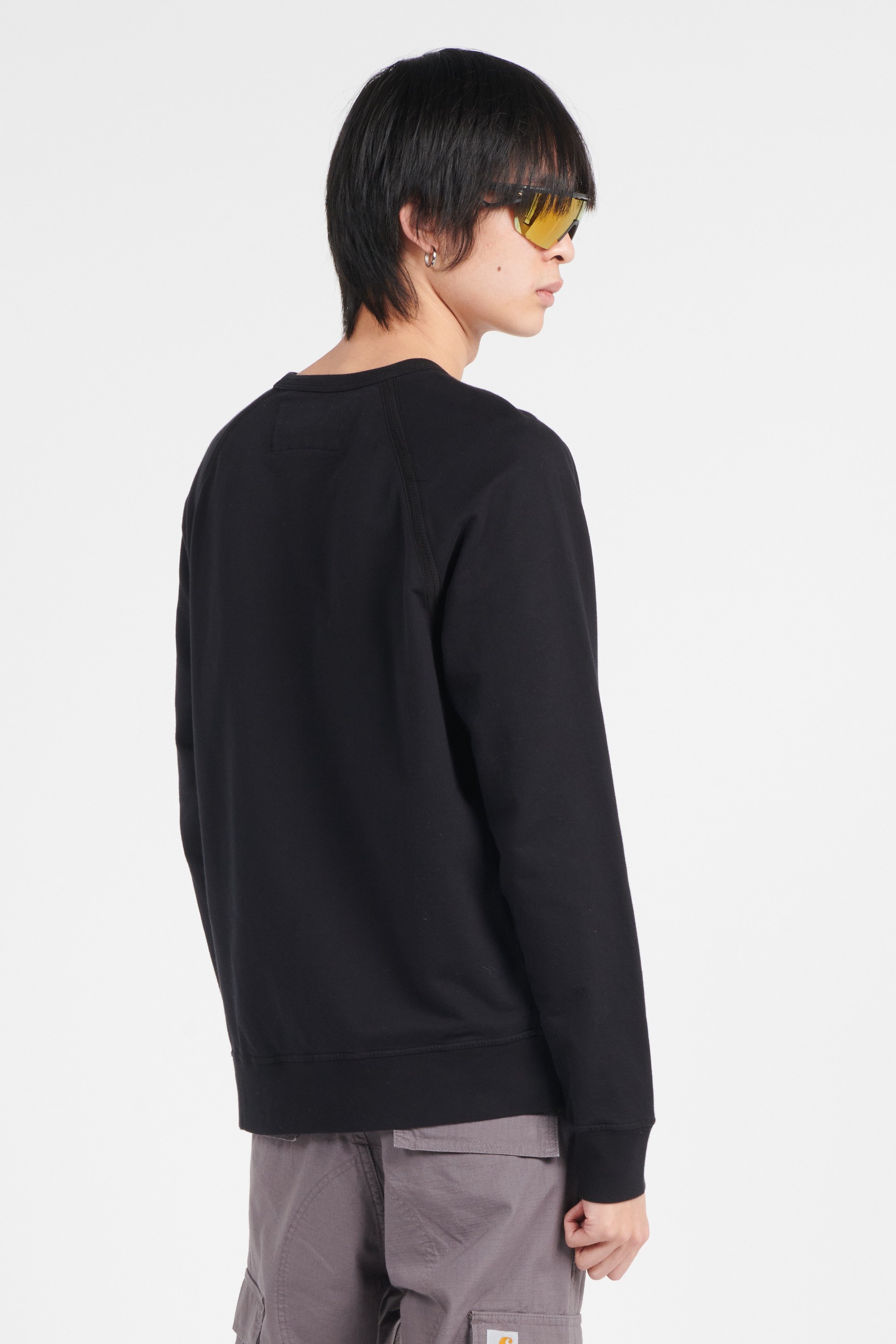 sweatshirt | Black by C.P. COMPANY sweatshirt Black