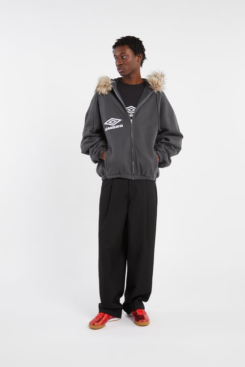 UMBRO SLAM JAM Hoodie zippé Gris