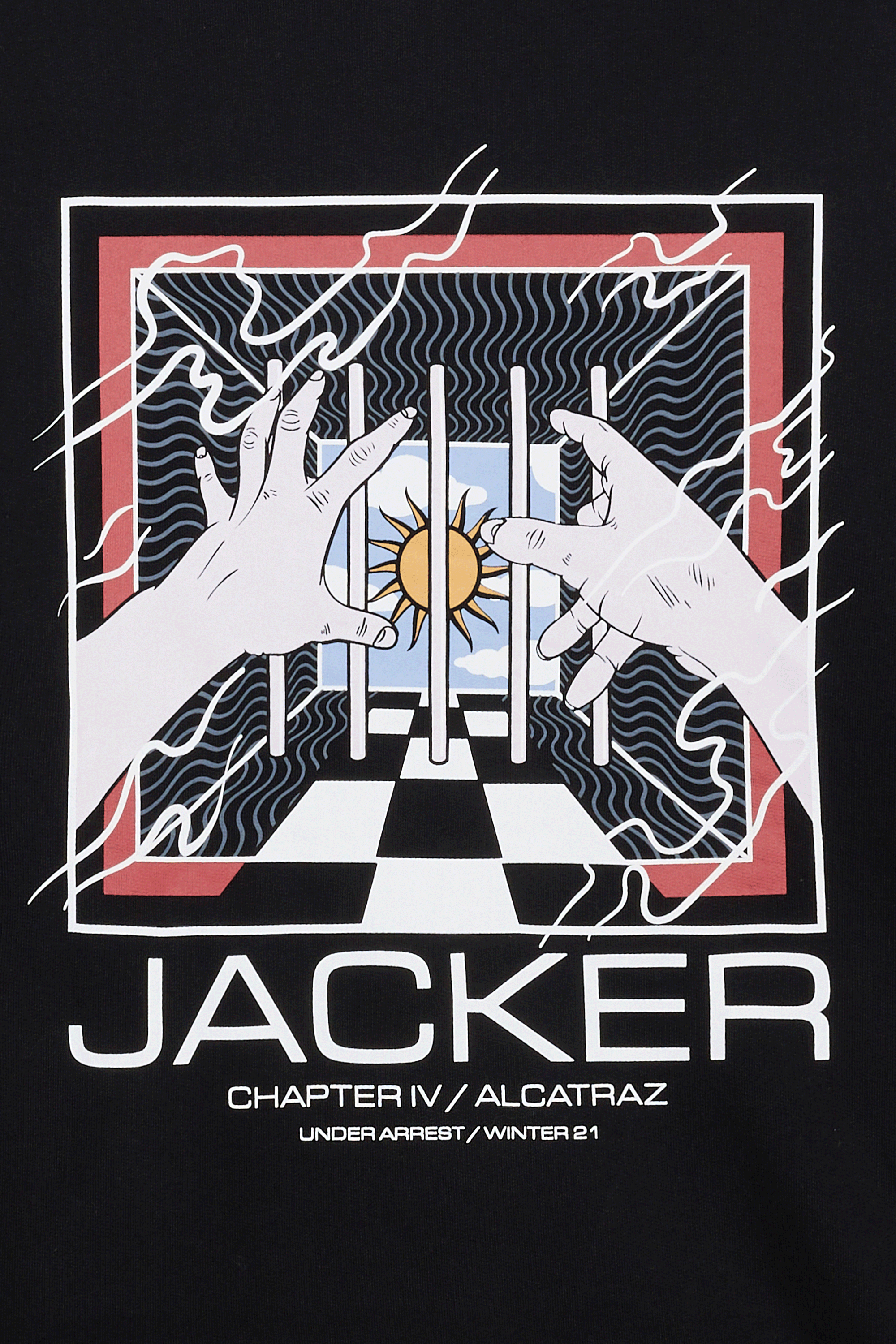 Hoodie | Noir JACKER Homme